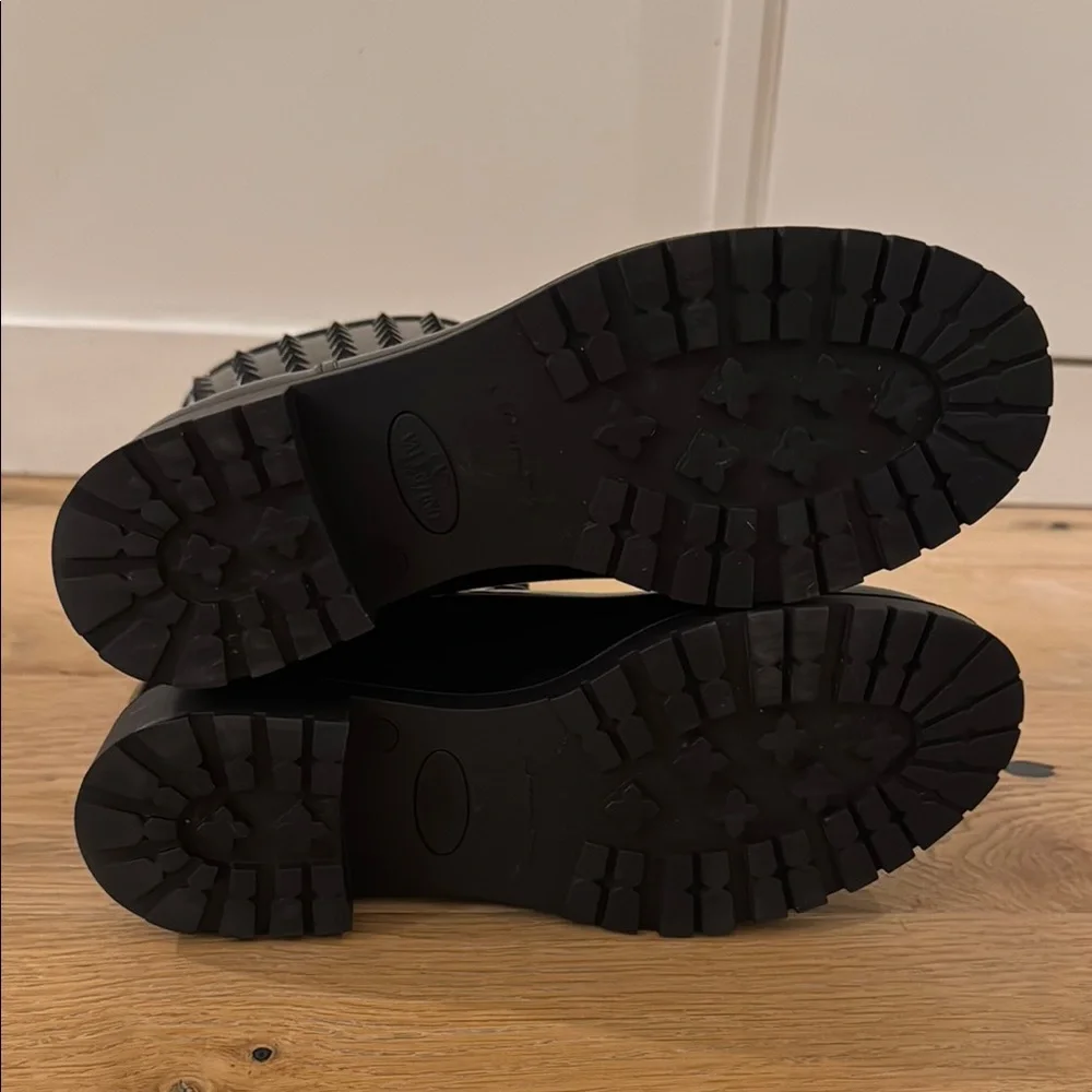 Valentino Rockstud Patent Rain Boots - Picture 9 of 15